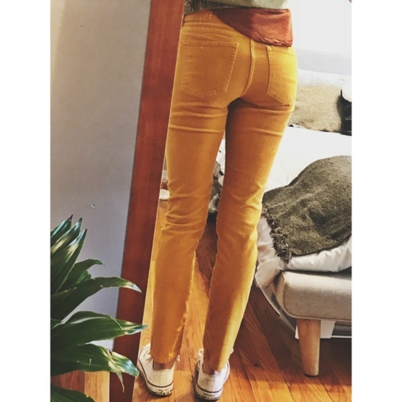 Banana Republic Pants - Banana Republic Mustard Corduroy Skinny Cord Pants